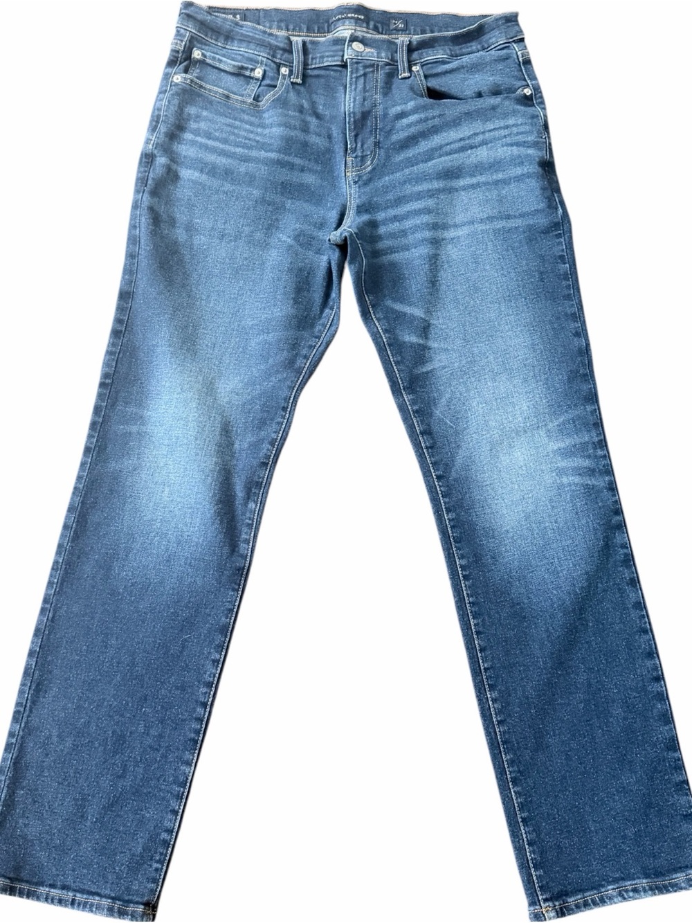Men's Lucky Brand 223 Straight Size 34/32 Blue Jeans